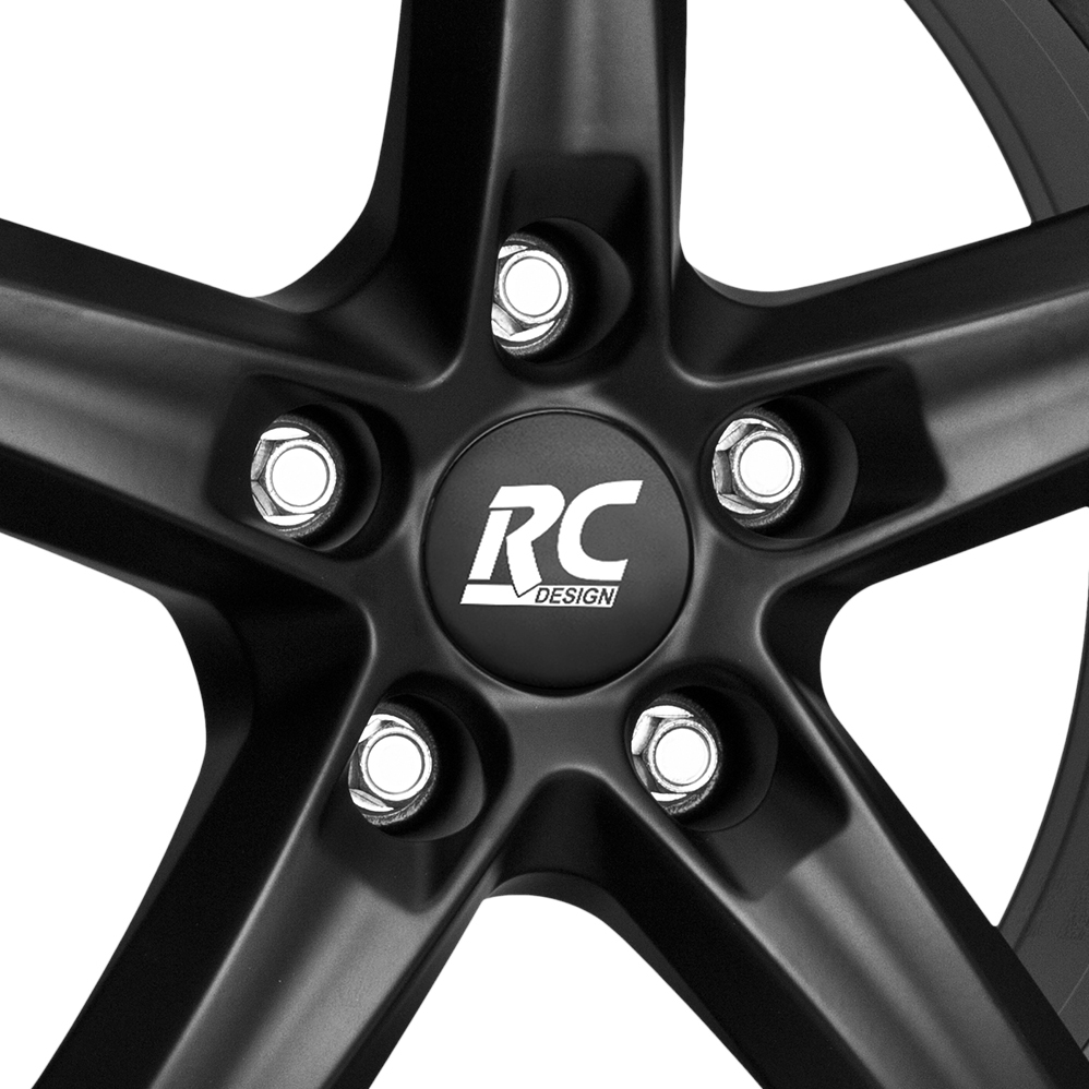 15" RC Design RC24 Matt Black Alloy Wheels