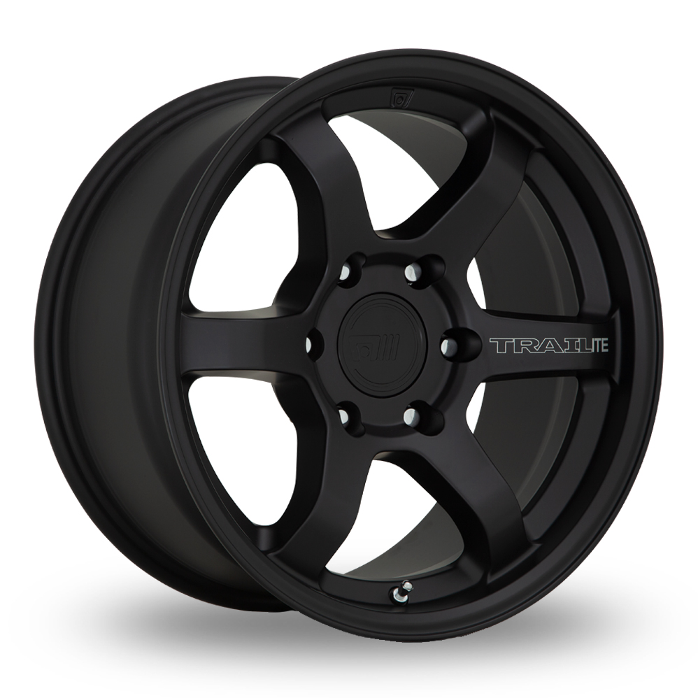 8.5x17 6x139.7 ET18 Motegi Racing MR150 Trailite (USA Warehouse) (Satin Black) (106.1cb) (1134kg Load) (12.7kg Weight) Alloy Wheels