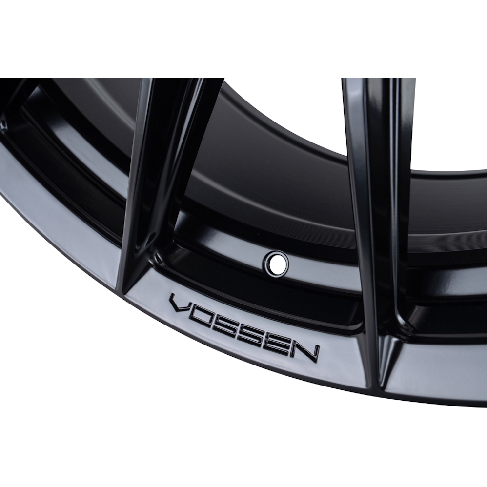 22" Vossen HFX-2 (9.5x22) (Deep Concave) Satin Black Alloy Wheels