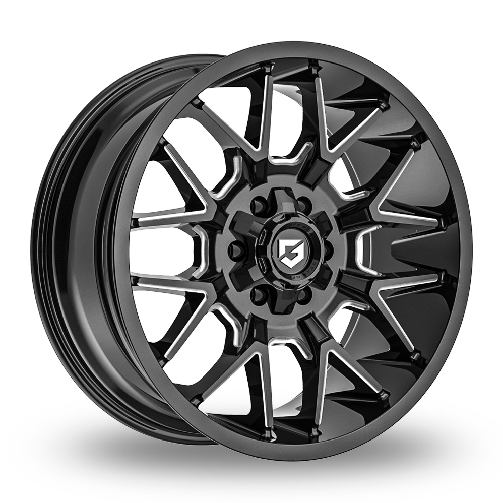 Fondmetal 768 Primacy Glossy Black Milled Alloy Wheels