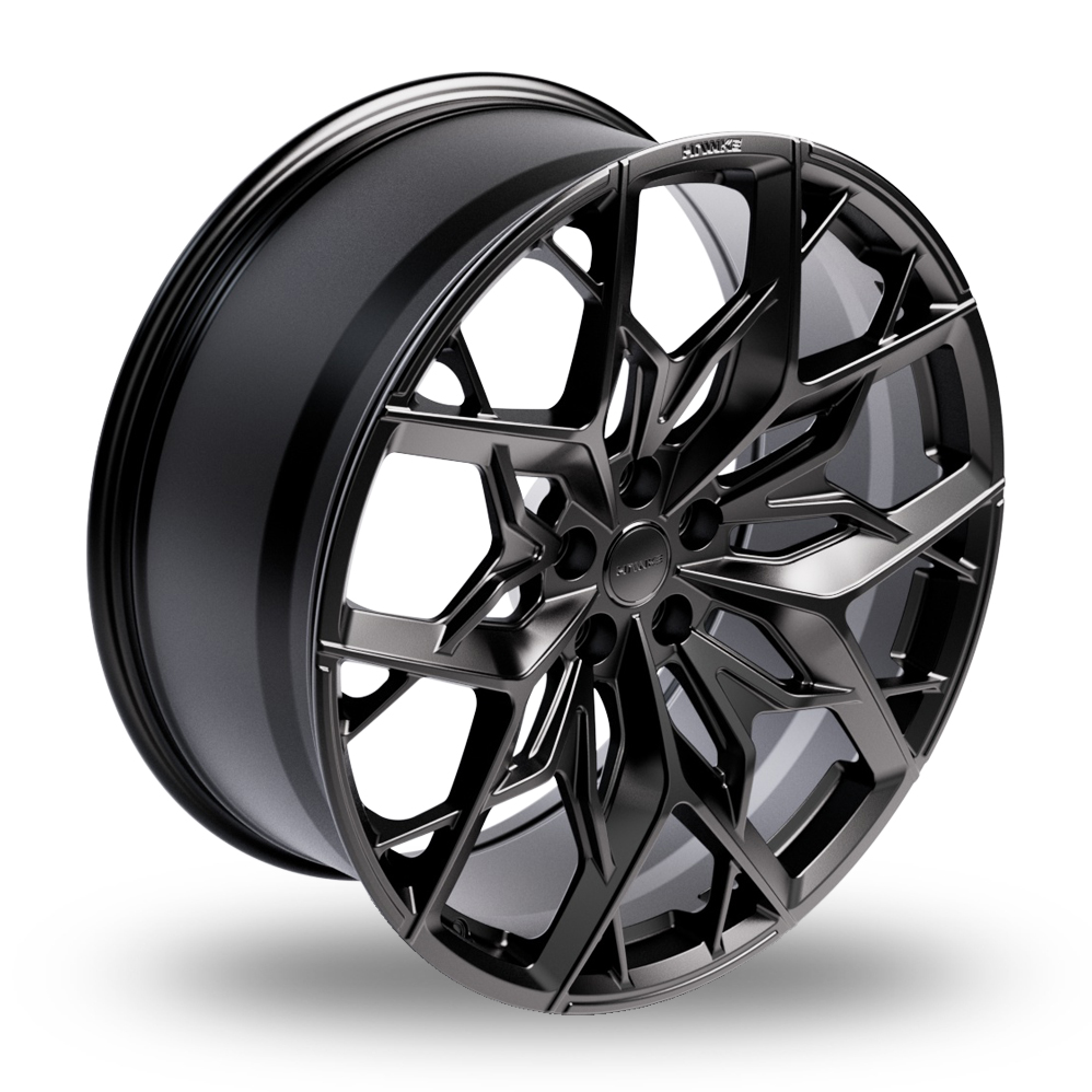 23" Hawke Vortex Matt Black Alloy Wheels