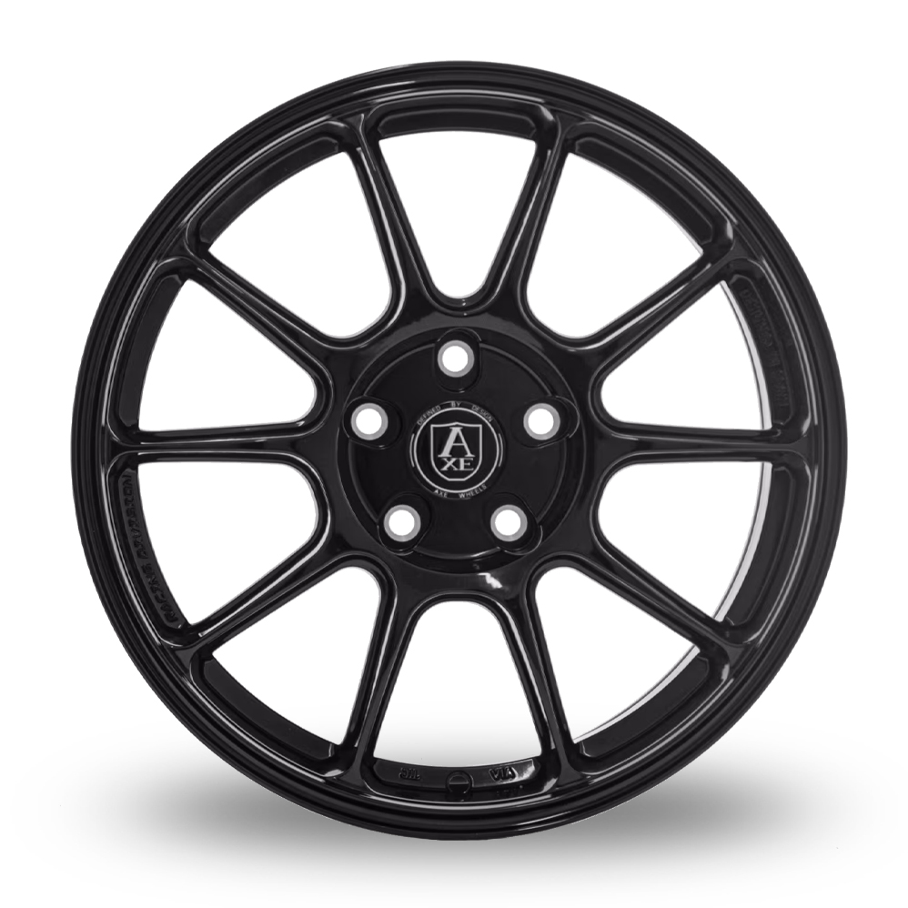17" Axe EX46 Gloss Black Alloy Wheels