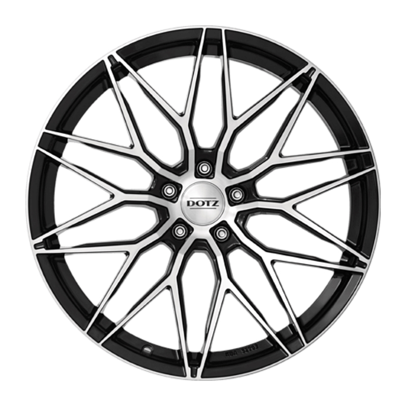 18" Dotz Suzuka Black Polished Alloy Wheels
