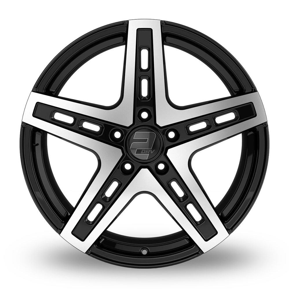 20" 2DRV WH38 Black Machined Alloy Wheels