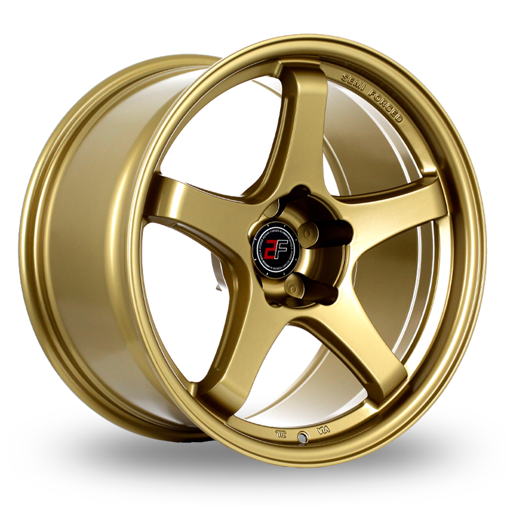 2FORGE ZF7 Gold Alloy Wheels