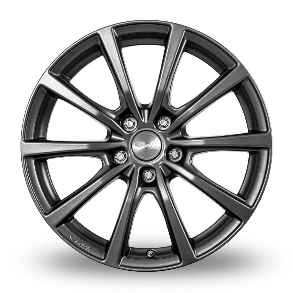 18" Brock B32 Himalaya Grey Alloy Wheels