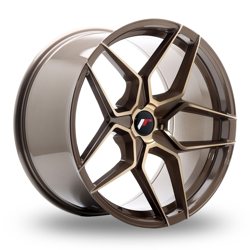 Japan Racing JR34 (10x20) (Custom Fitment) Platinum Bronze Alloy Wheels