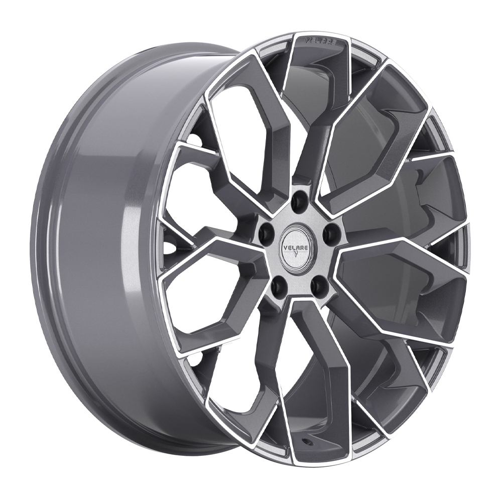 22" Velare VLR15 Platinum Grey Polsihed Alloy Wheels