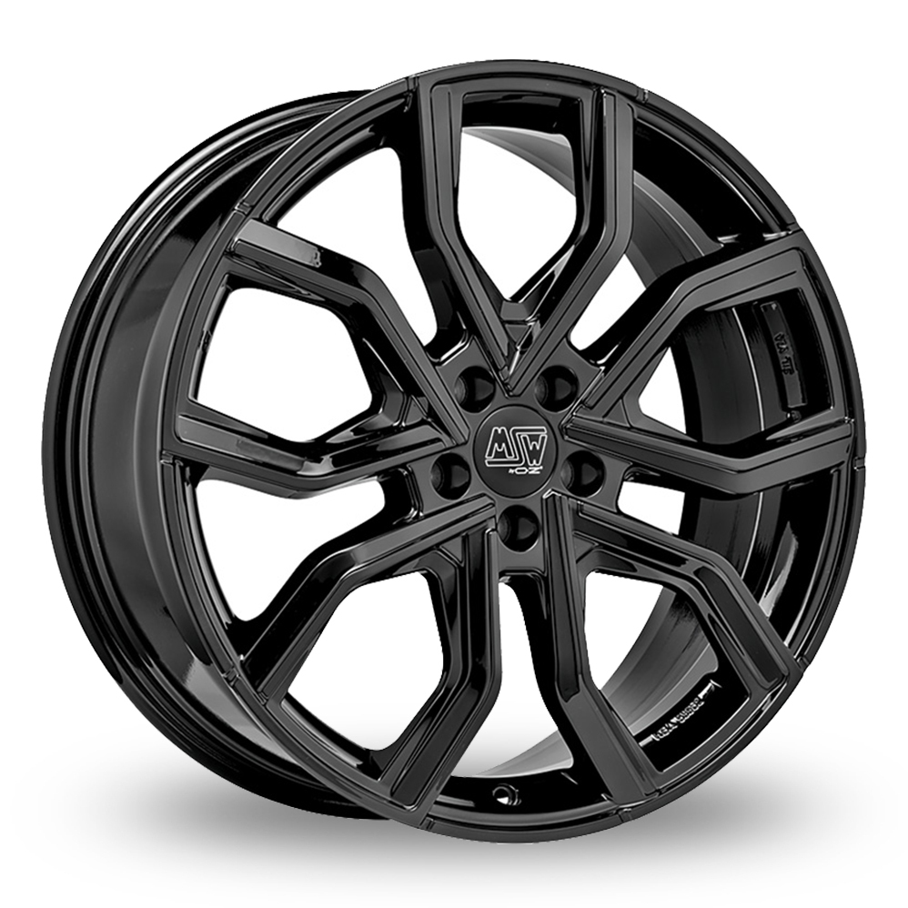 MSW (by OZ) 41 Gloss Black Alloy Wheels