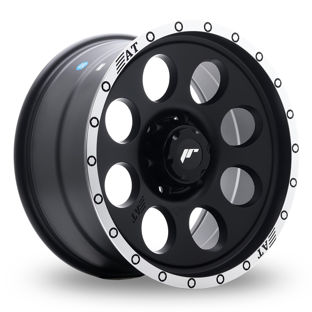 17" Japan Racing JRX4 (8.5x17) Matt Black Machined Lip Alloy Wheels