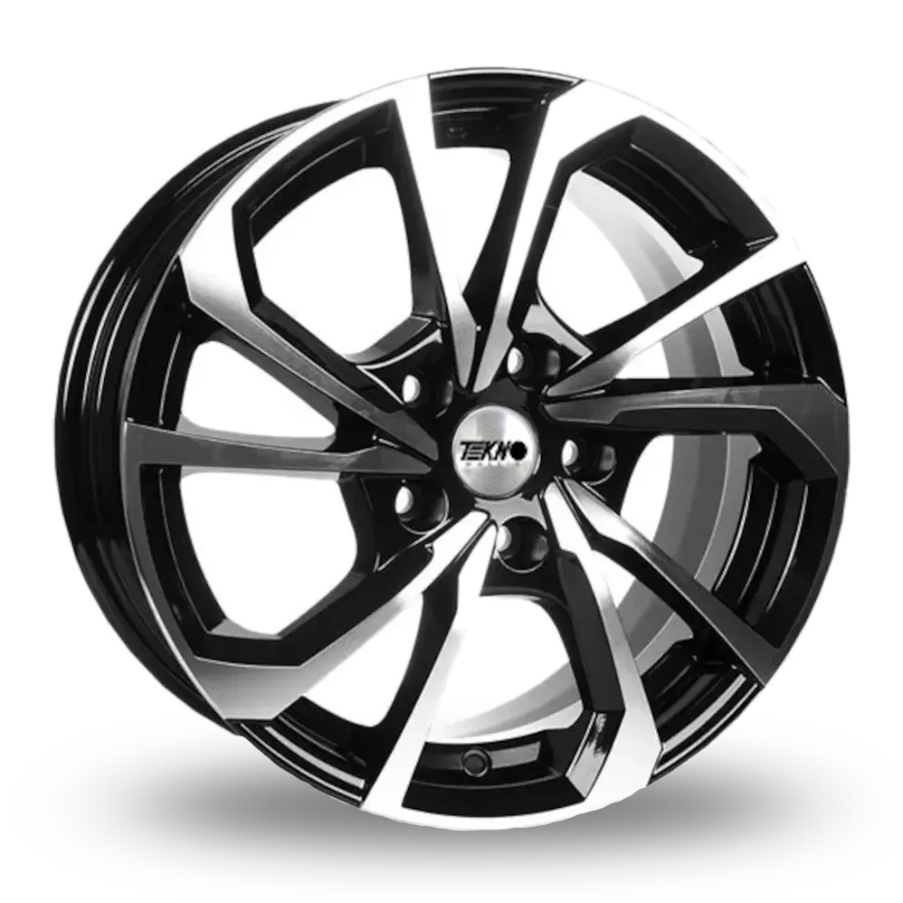 Tekno RX9 Gloss Black Polished Alloy Wheels
