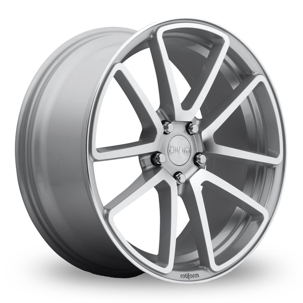 Rotiform R120 SPF (USA Warehouse) Gloss Silver Machined Alloy Wheels