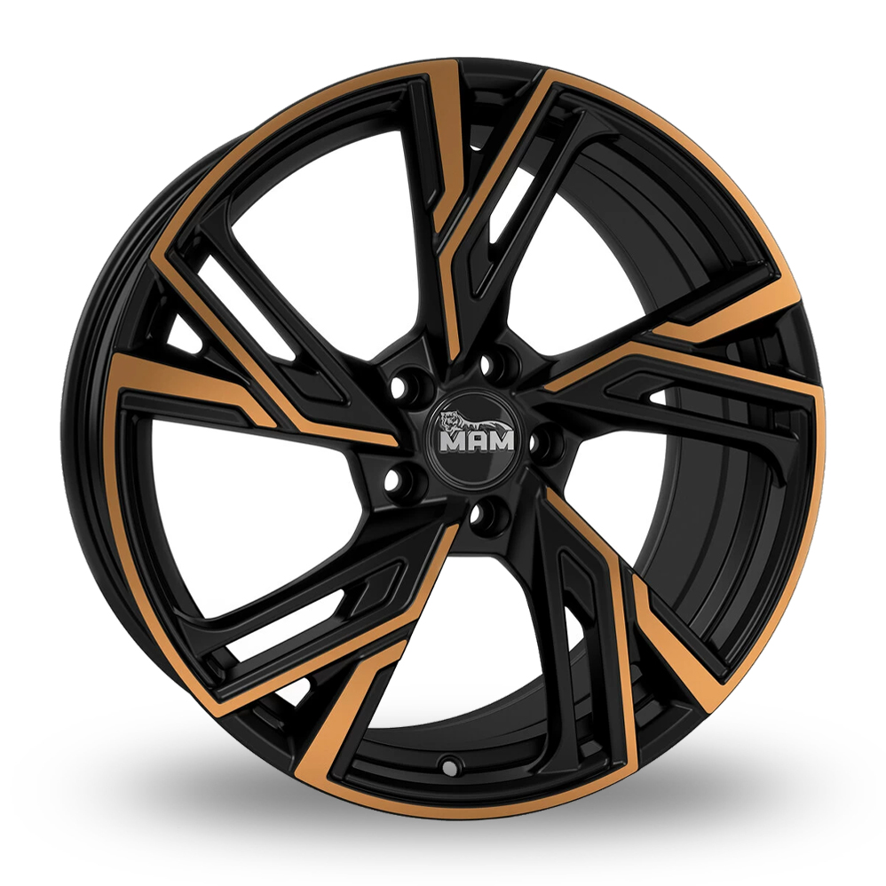 MAM RS5 Matt Black Copper Alloy Wheels