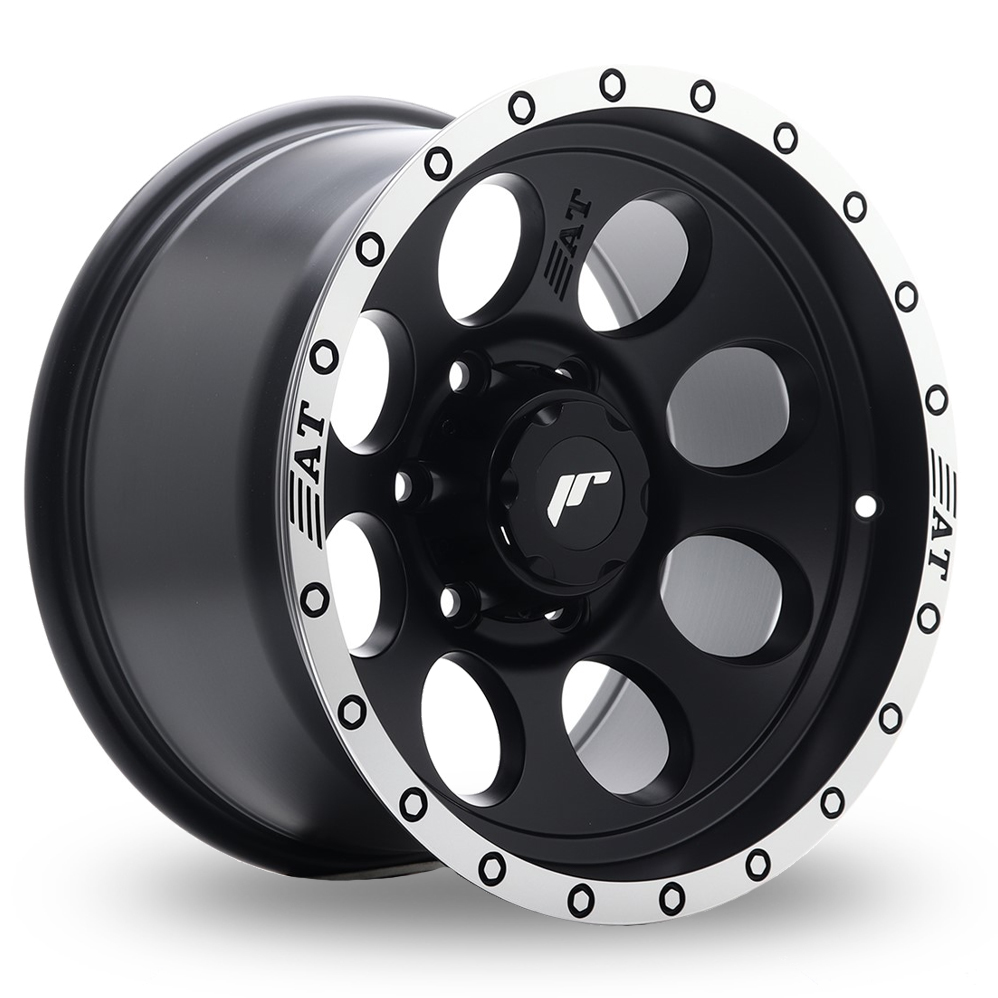 Japan Racing JRX4 (9x16) Matt Black Machined Lip Alloy Wheels