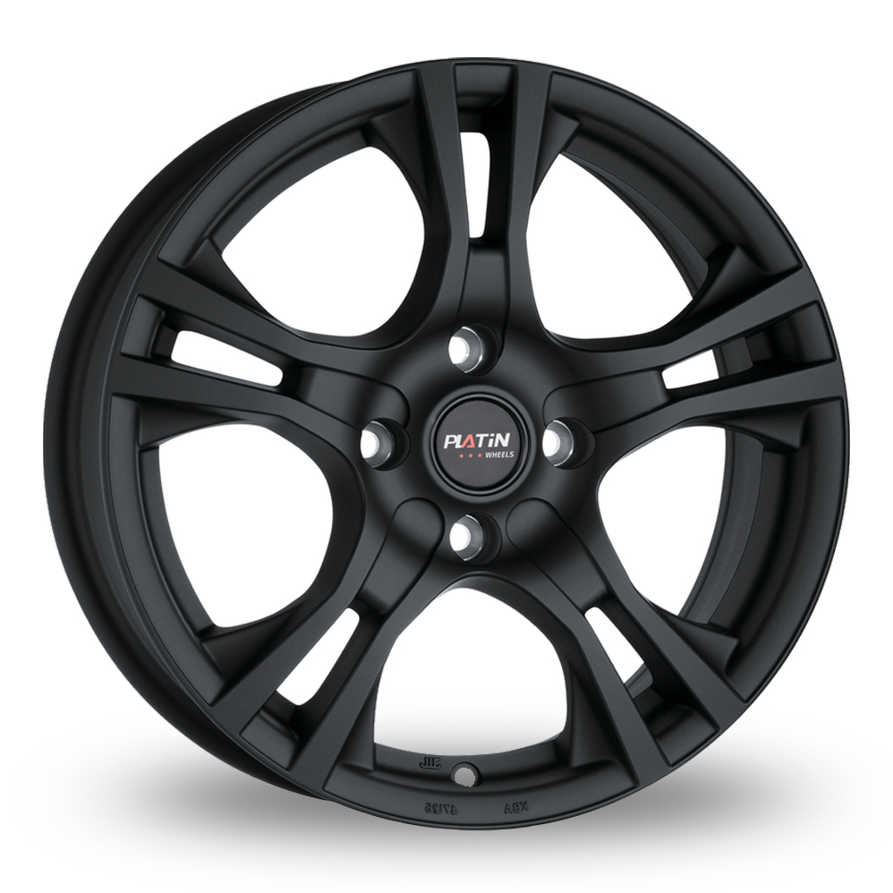 Platin P 53 Matt Black Alloy Wheels
