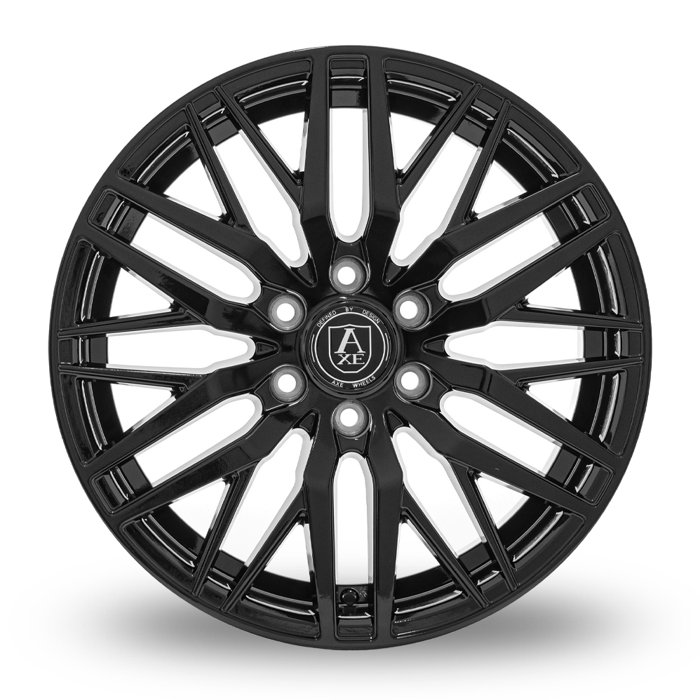18" Axe EX30T Gloss Black Alloy Wheels