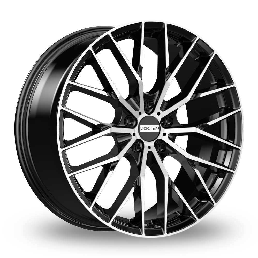 Fondmetal Makhai Gloss Black Machined Alloy Wheels