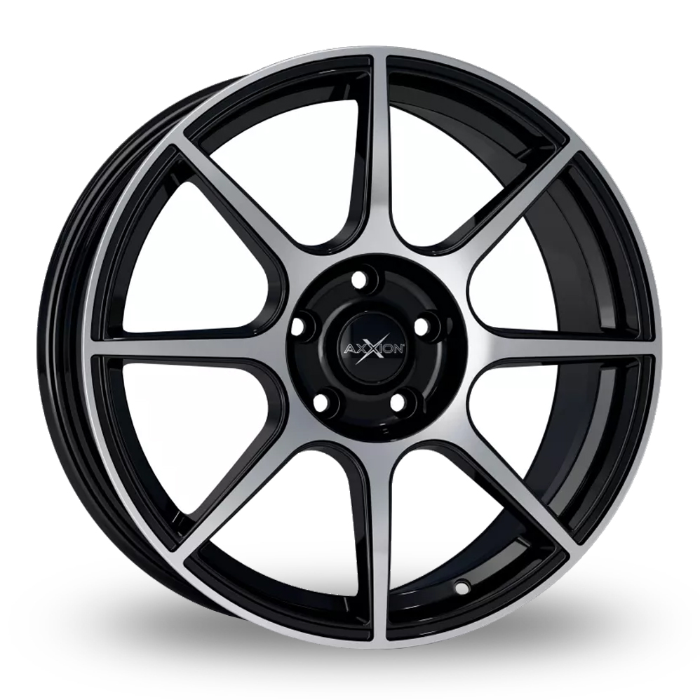 Axxion X2 Black Machined Alloy Wheels