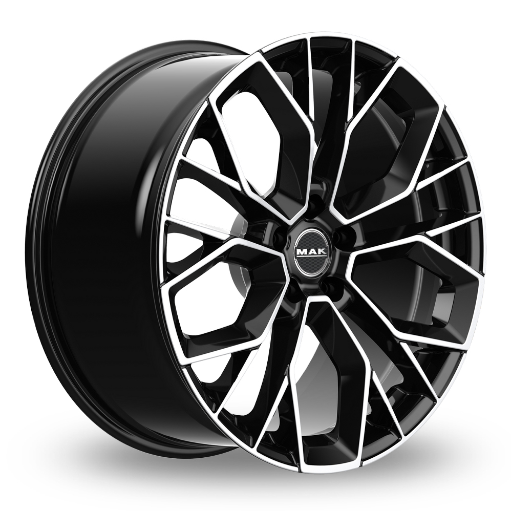 18" MAK Stilo Black Mirror Alloy Wheels