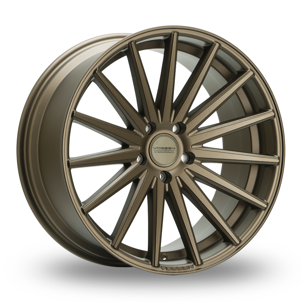 19" Vossen VFS-2 (9x19) (Flat Concave) Satin Bronze Alloy Wheels
