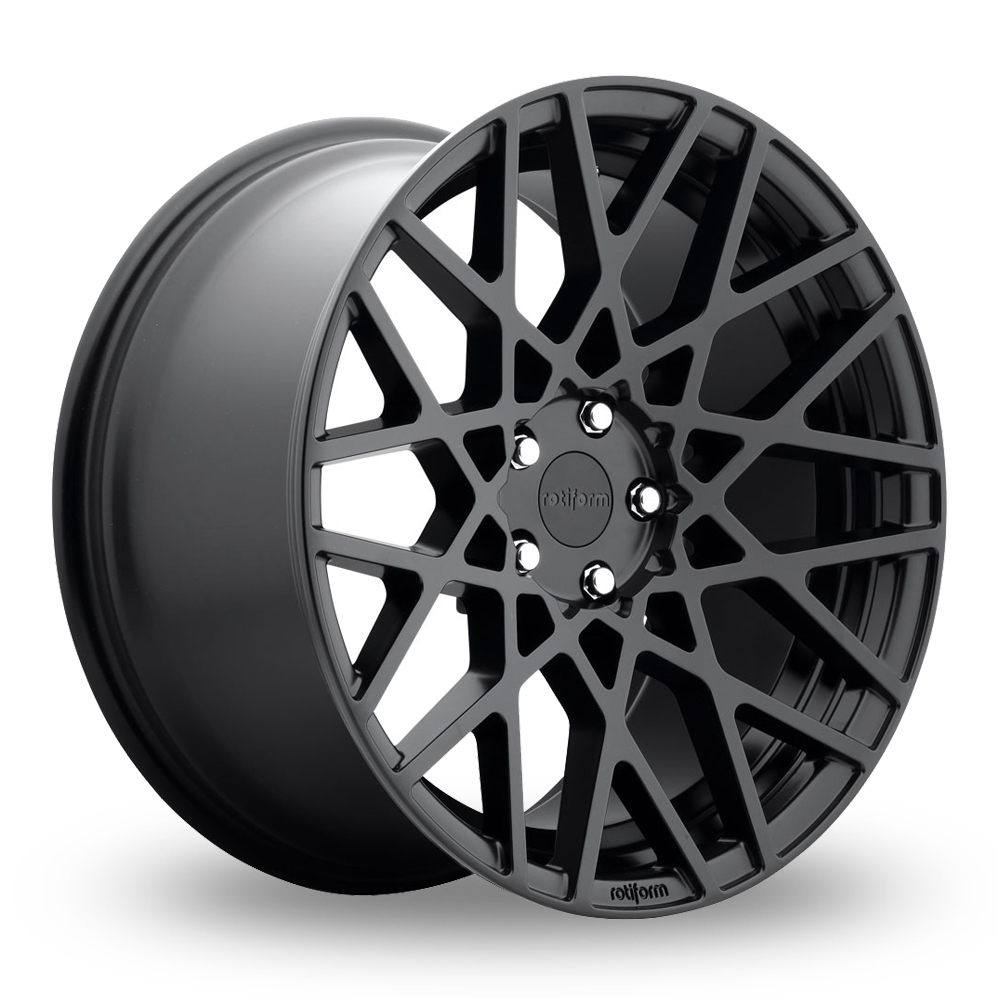 Rotiform R112 BLQ (USA Warehouse) Matt Black Alloy Wheels