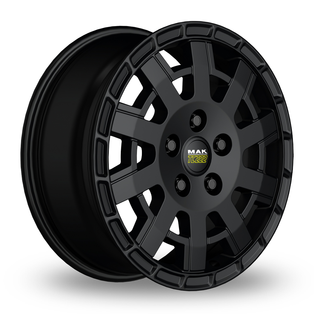 17" MAK Legend Matt Black Alloy Wheels