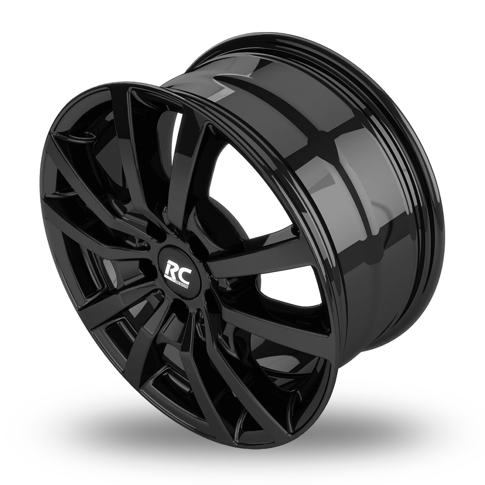 17" RC Design RC25 T Gloss Black Alloy Wheels
