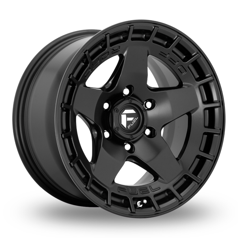 Fuel Off-Road D733 Warp (EU Warehouse) Satin Black Alloy Wheels