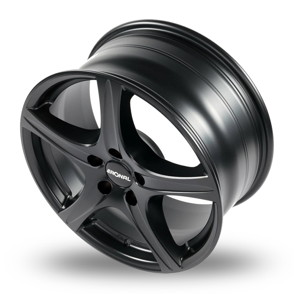 17" Ronal R56 Matt Black Alloy Wheels