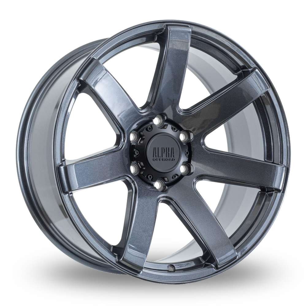 Alpha Off-Road Gauntlet Hyper Grey Alloy Wheels