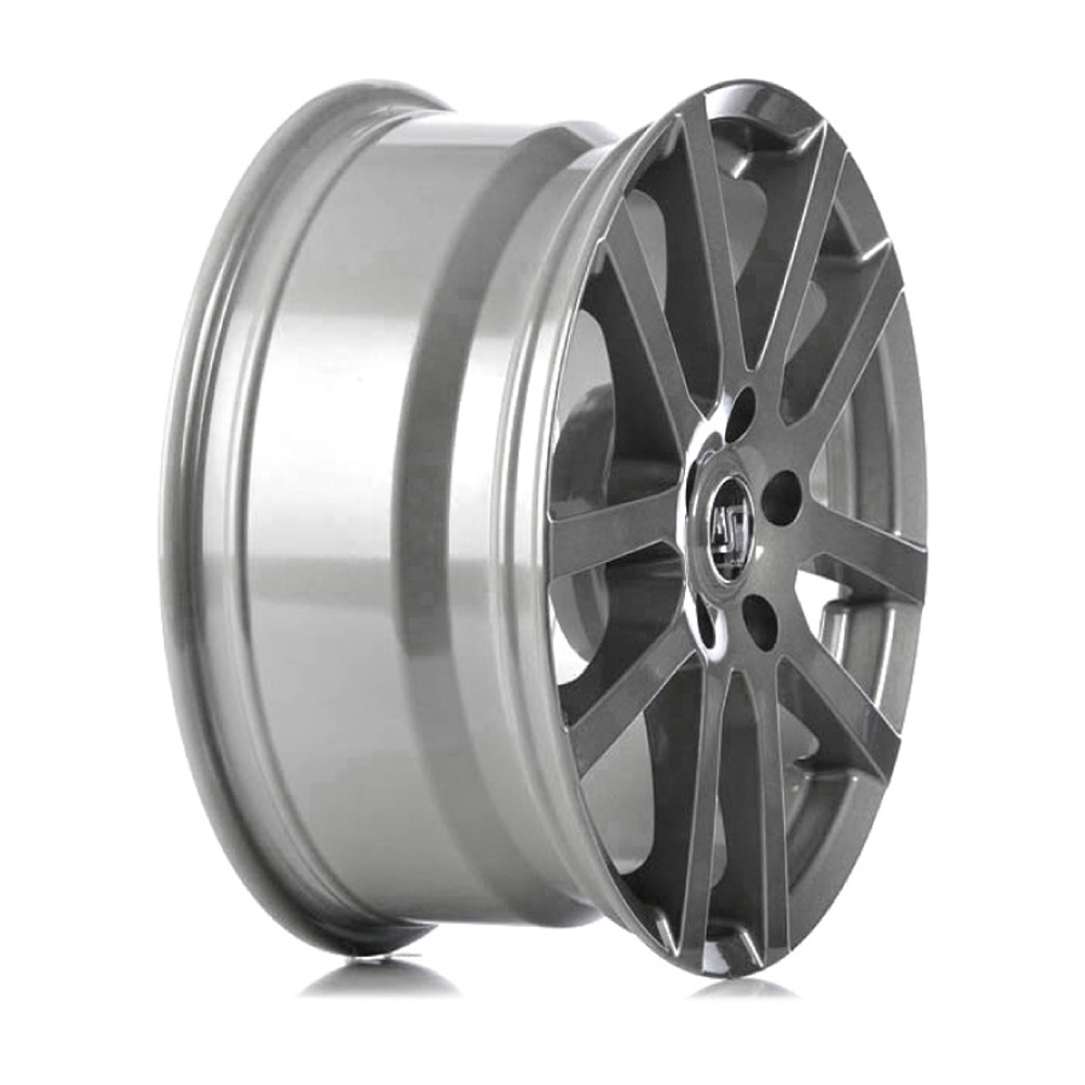 15" MSW (by OZ) 22 Grey Silver Alloy Wheels