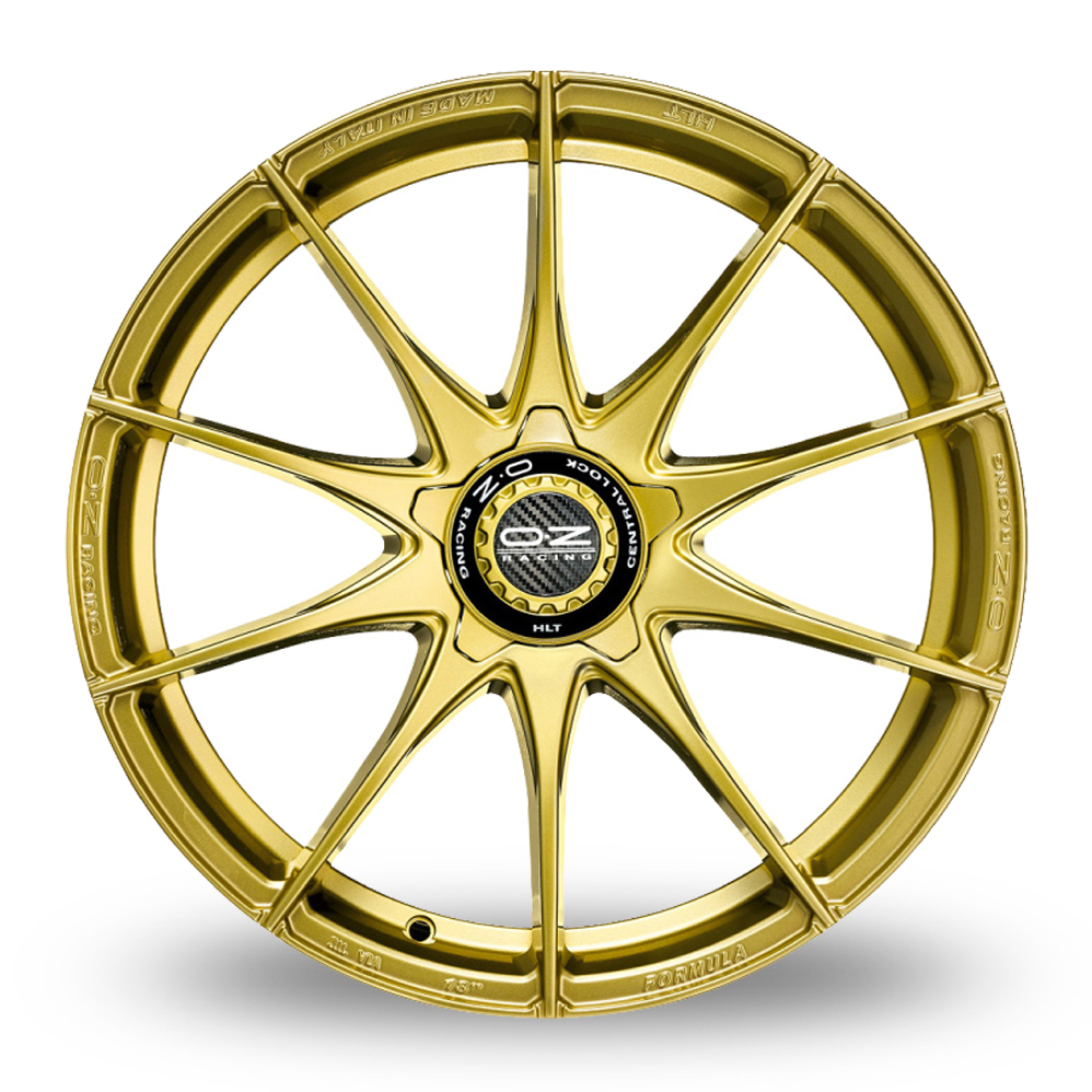 18" OZ Racing Formula HLT Race Gold Alloy Wheels