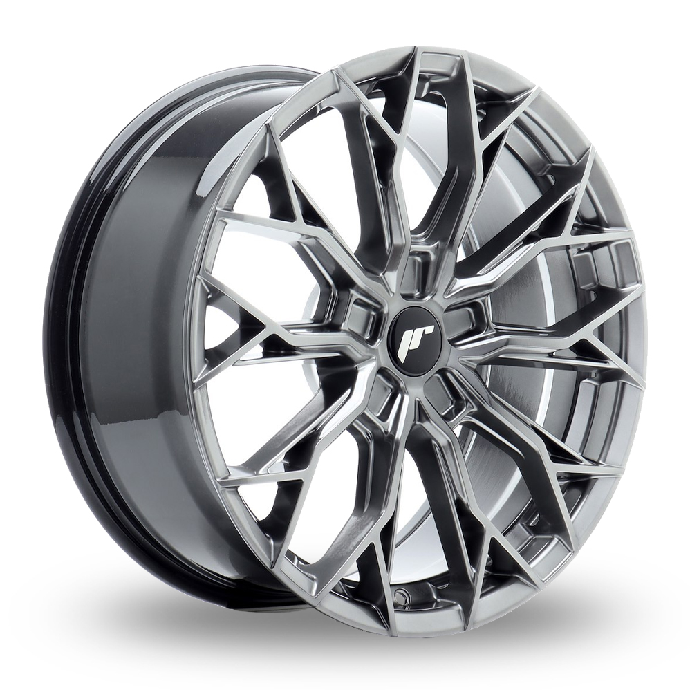 Japan Racing JR49 (8.5x19) (Custom Fitment) Hyper Black Alloy Wheels
