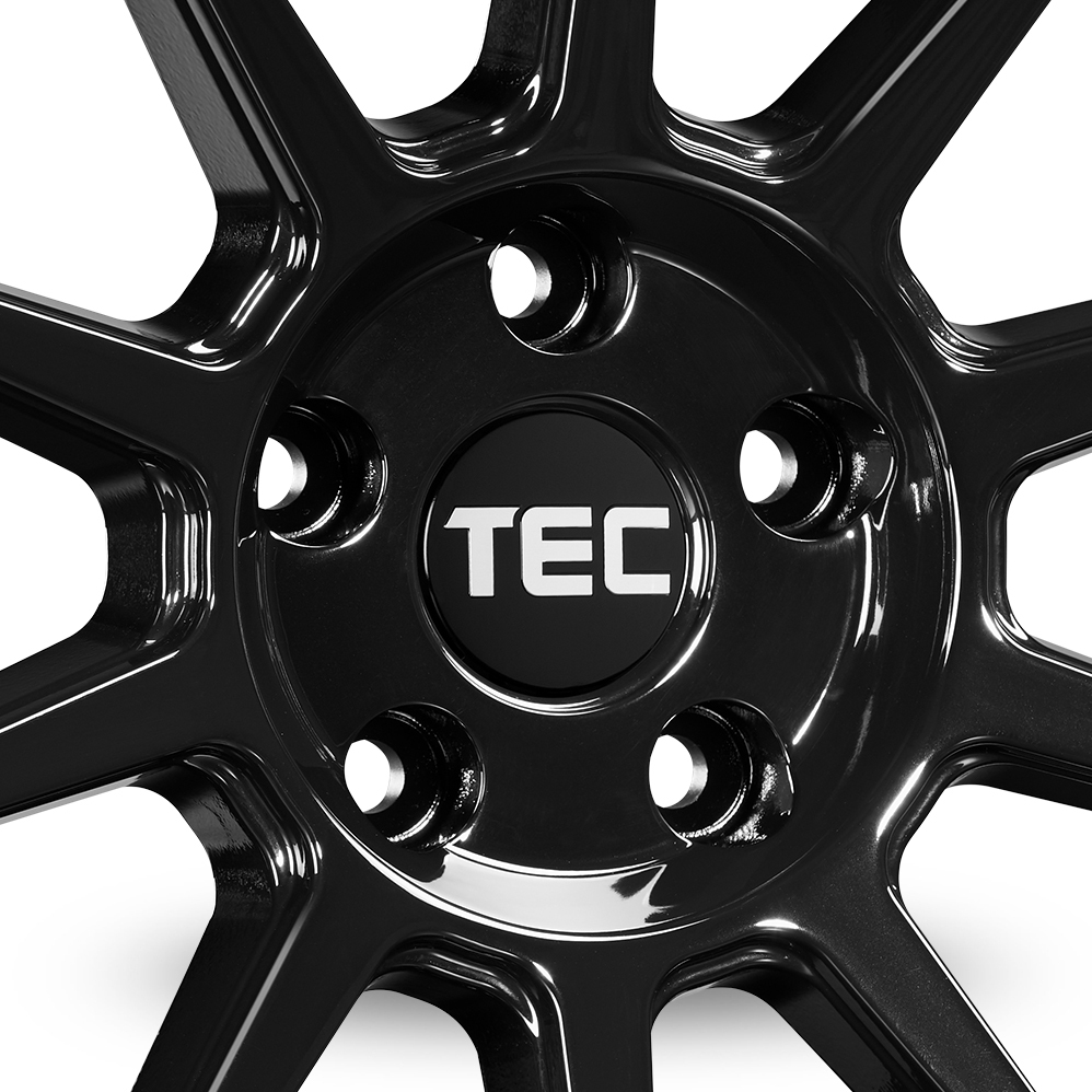 20" TEC Speedwheels GT8 Gloss Black Alloy Wheels