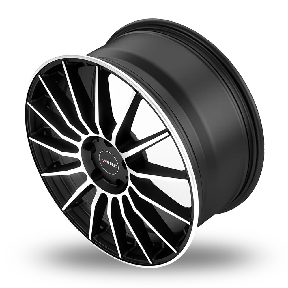 17" Autec Lamera Matt Black Polished Alloy Wheels