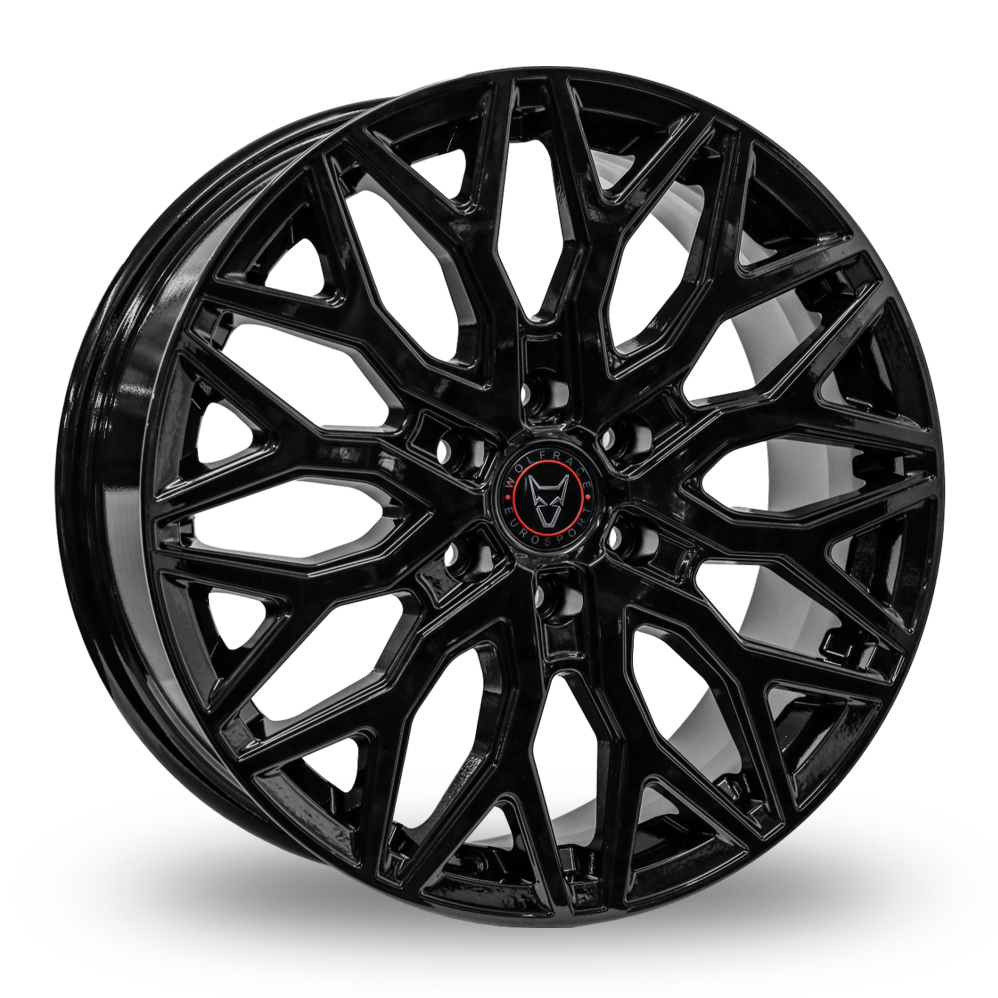 Wolfrace Eurosport Wolfsburg Super 6 Gloss Black Alloy Wheels