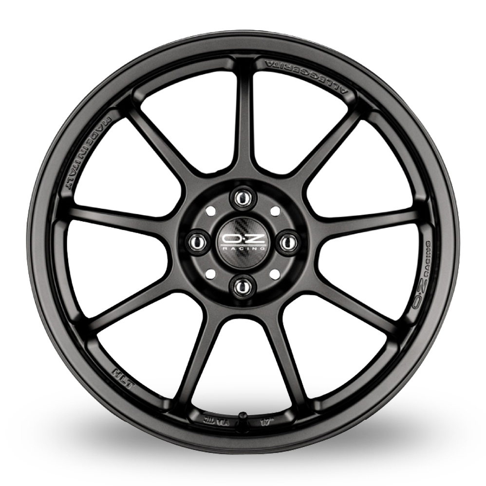 17" OZ Racing Alleggerita HLT 5F Matt Graphite Alloy Wheels