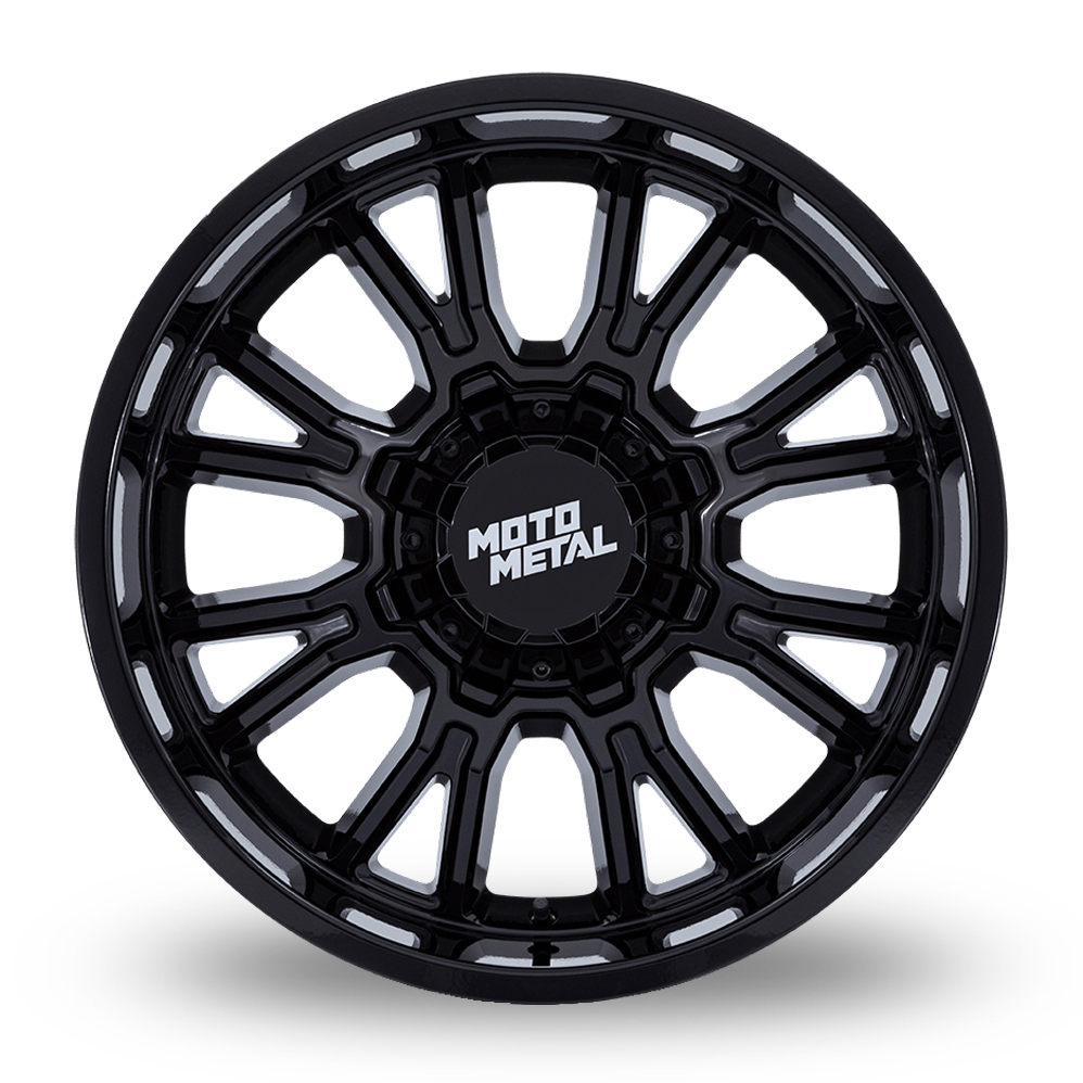 22" Moto Metal MO810 Legacy Gloss Black Alloy Wheels