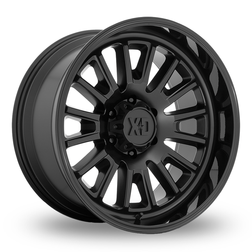 XD XD864 Rover (USA Warehouse) Satin Black With Gloss Black Lip Alloy Wheels