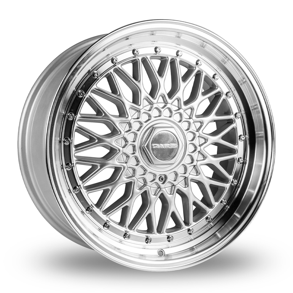 Dare Drrs Silver Polished Chrome Rivets Alloy Wheels
