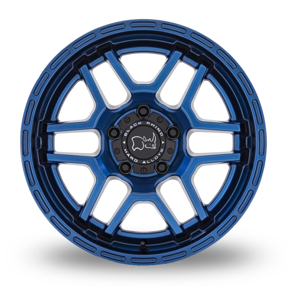 17" Black Rhino Batona (USA Warehouse) Cobalt Blue Alloy Wheels