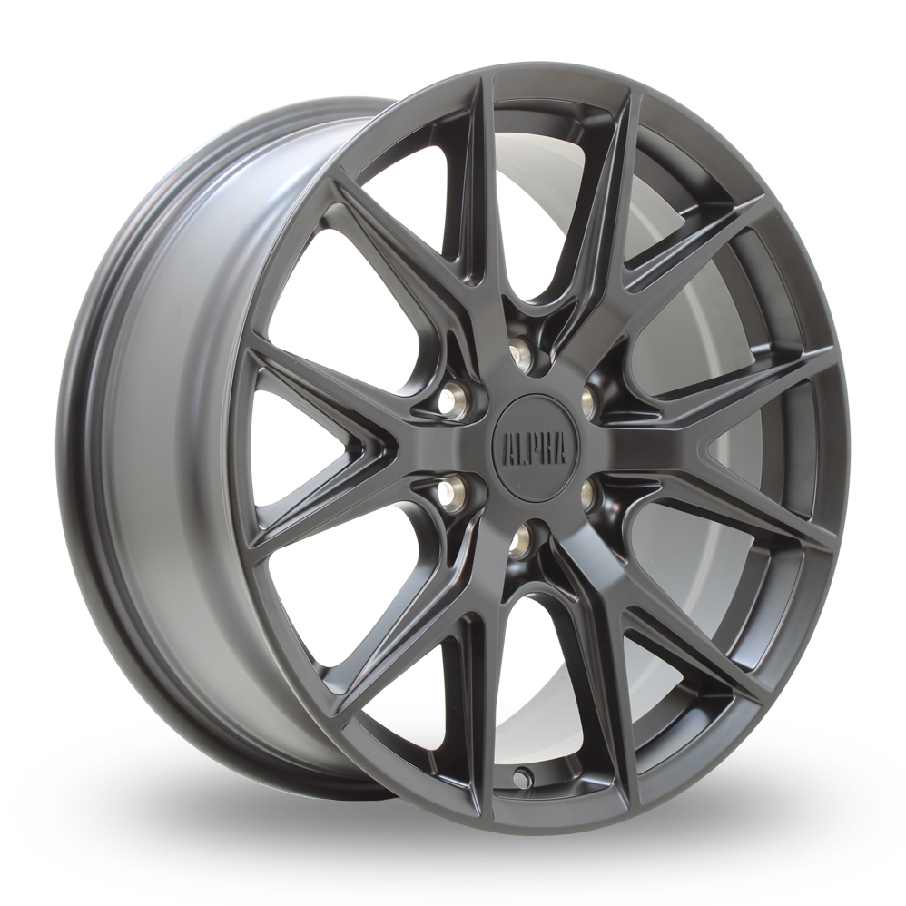 Alpha Off-Road Scout Satin Black Alloy Wheels
