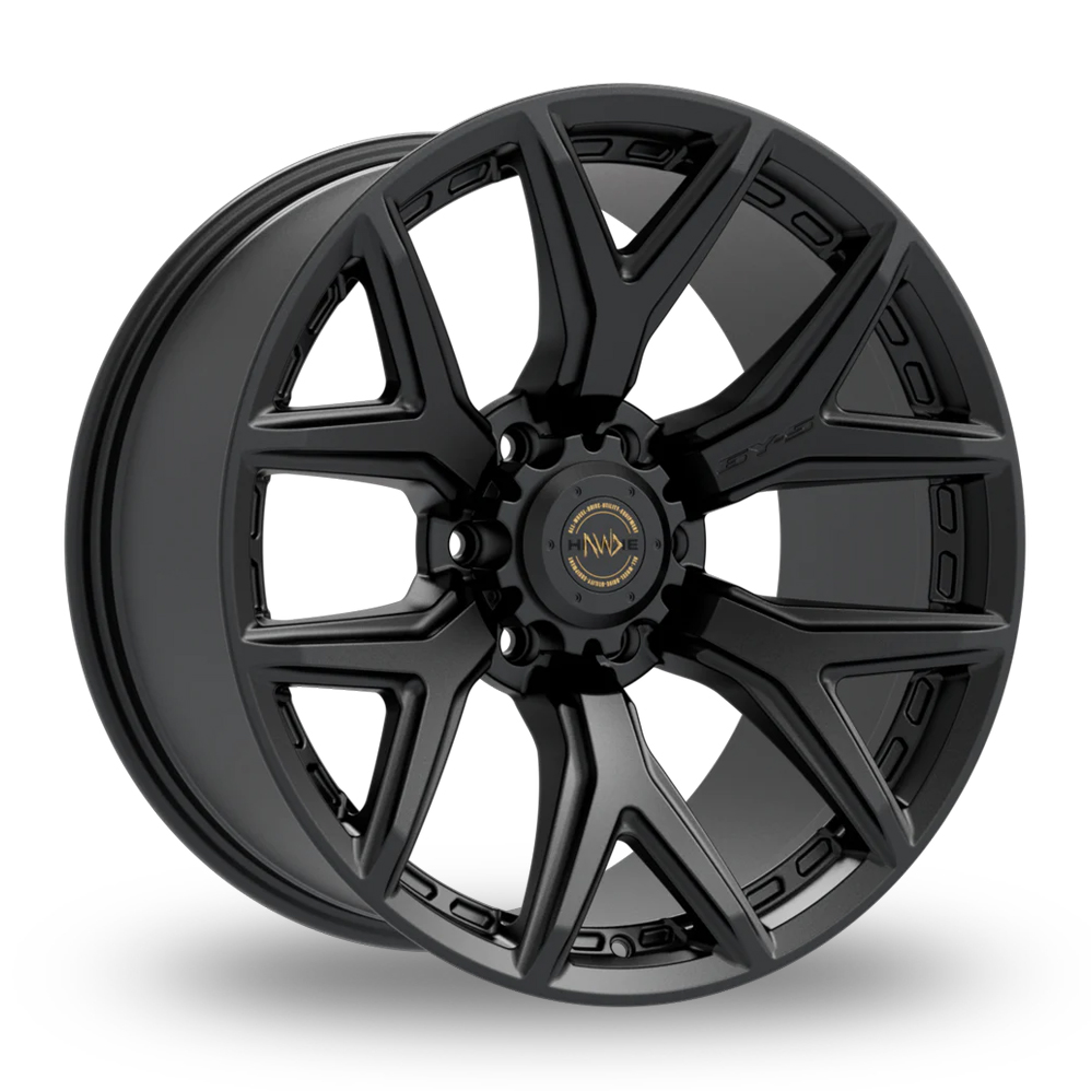Hawke 6YS Matt Black Alloy Wheels