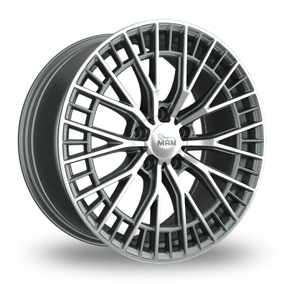MAM GT2 Palladium Polished Alloy Wheels