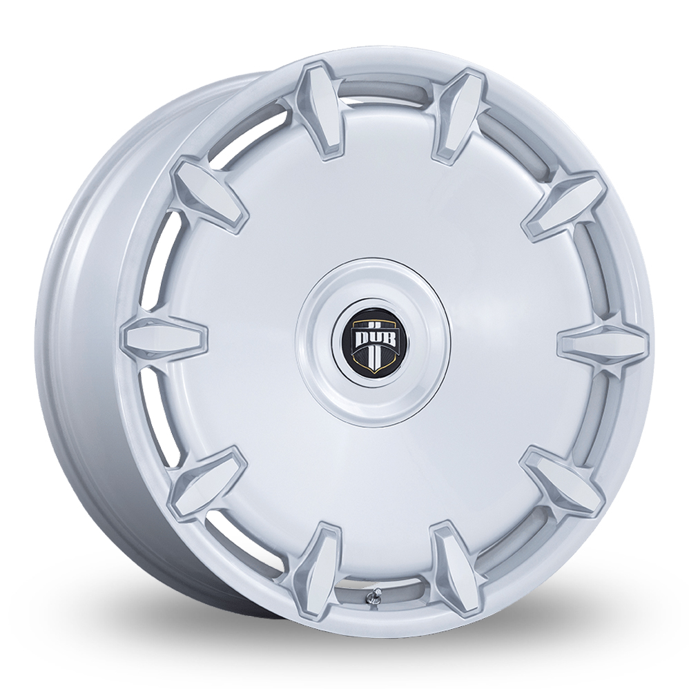 DUB DC271 Cheef (USA Warehouse) Silver Machined Alloy Wheels
