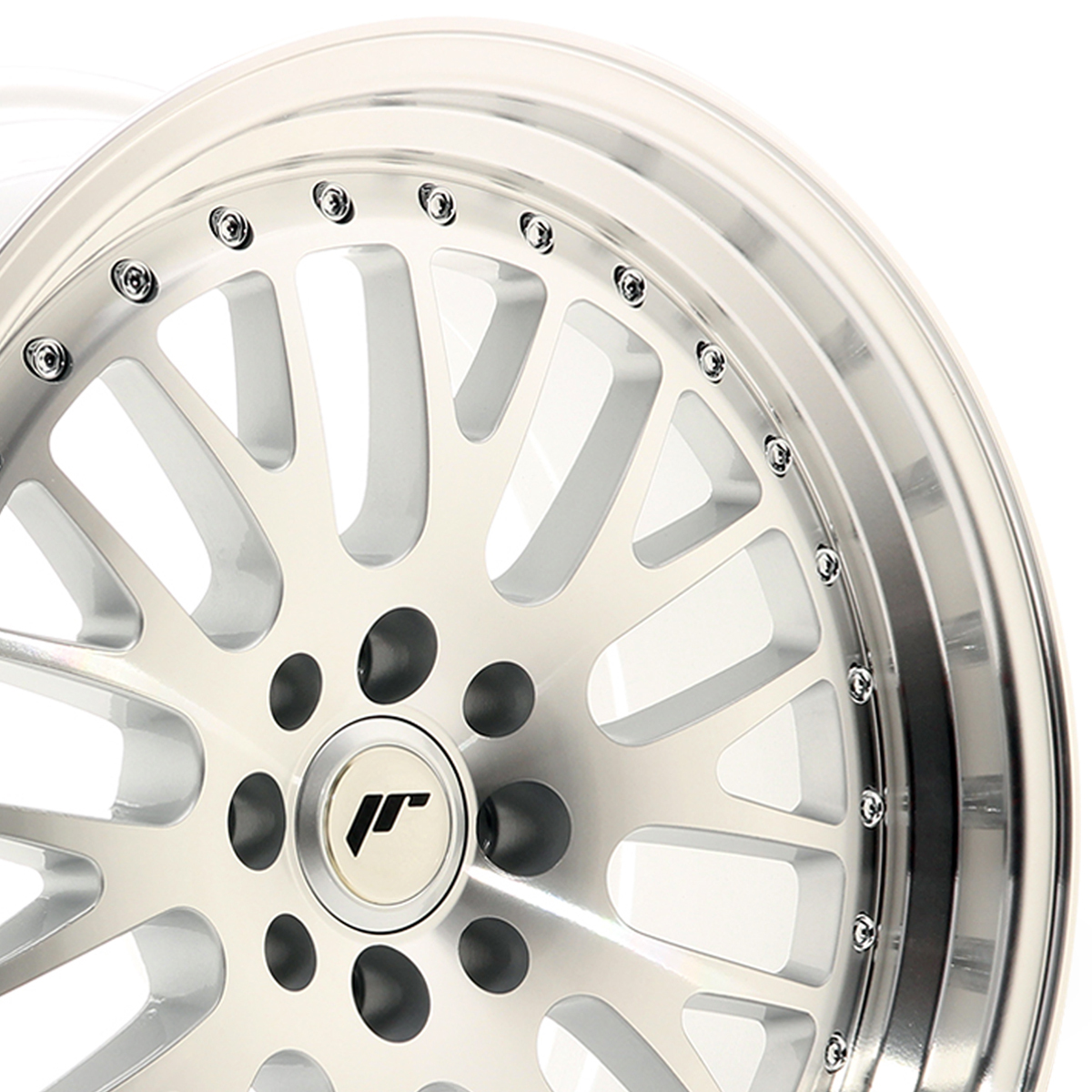 17" Japan Racing JR10 (8x17) Silver Machined Face Alloy Wheels