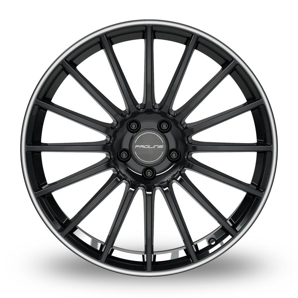 18" Proline PXW Black Polished Rim Alloy Wheels