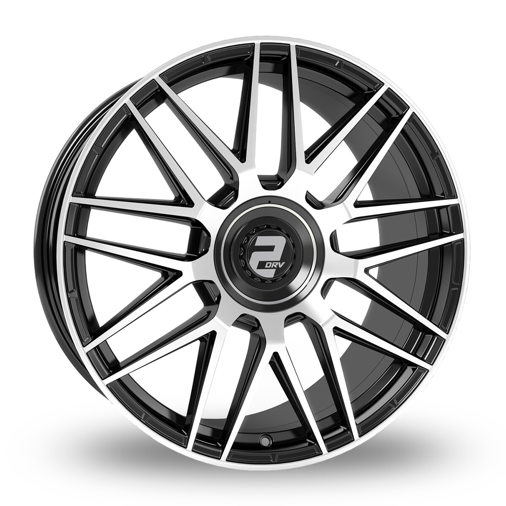 2DRV WH43 Black Machined Alloy Wheels