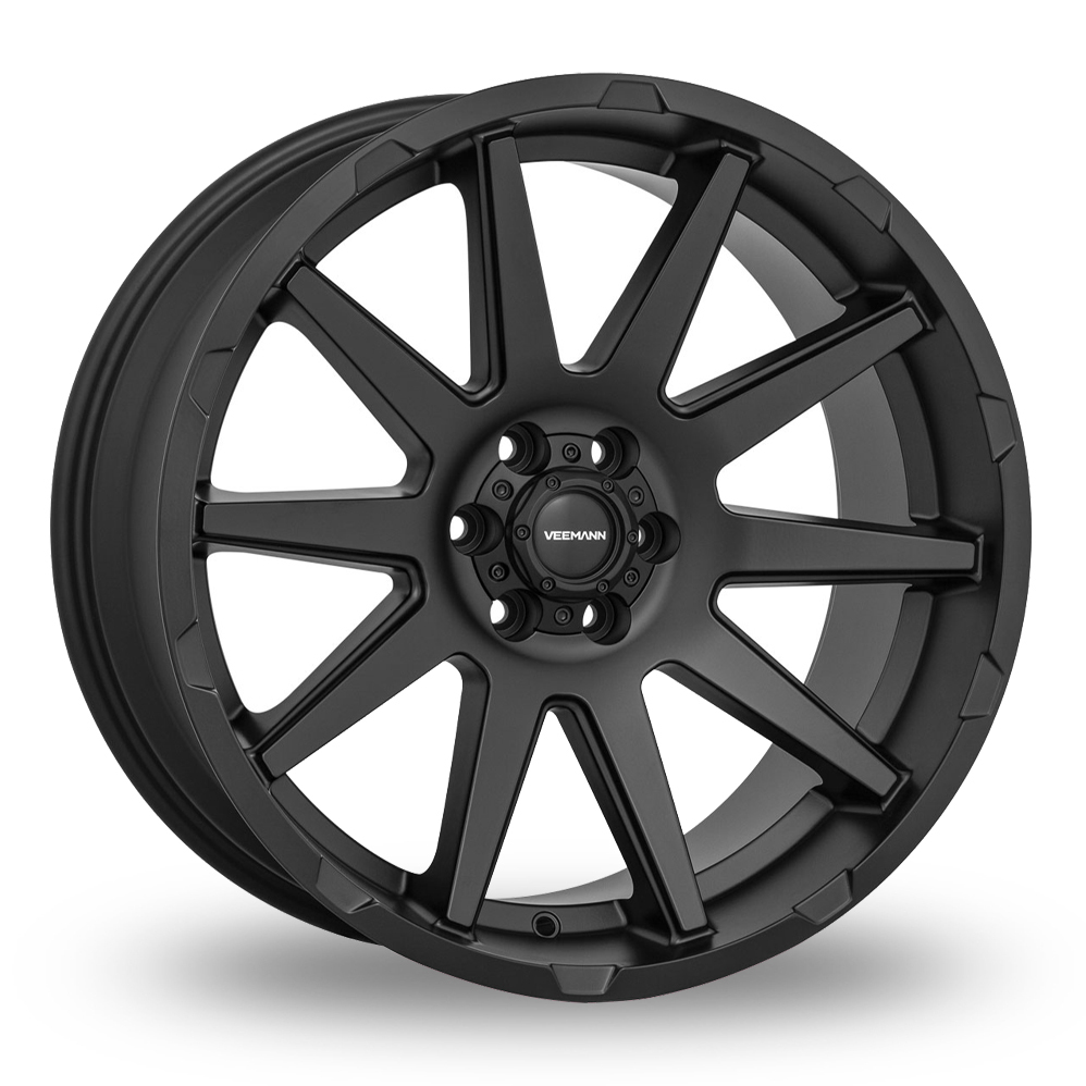 VEEMANN VX10 Matt Black Alloy Wheels