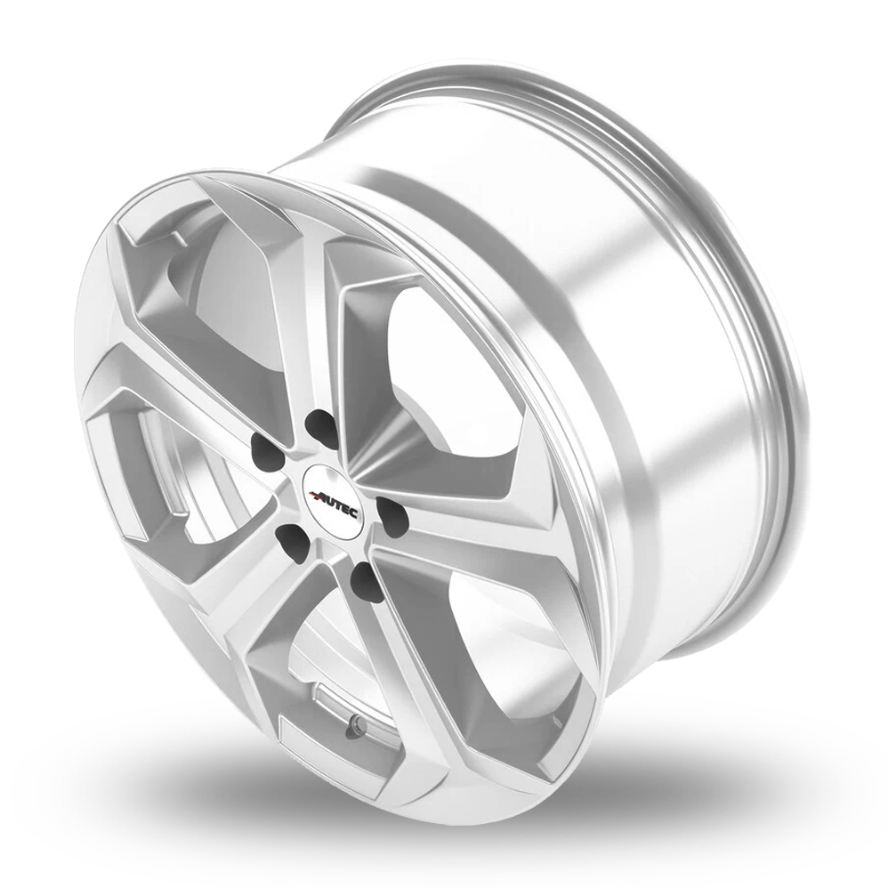 16" Autec Xenos Brilliant Silver Alloy Wheels